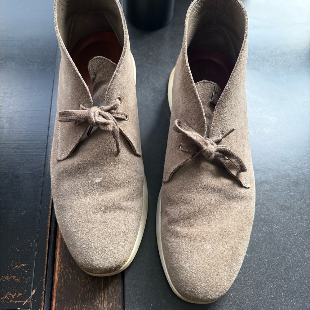Men's Taupe Suede Chukka Boots